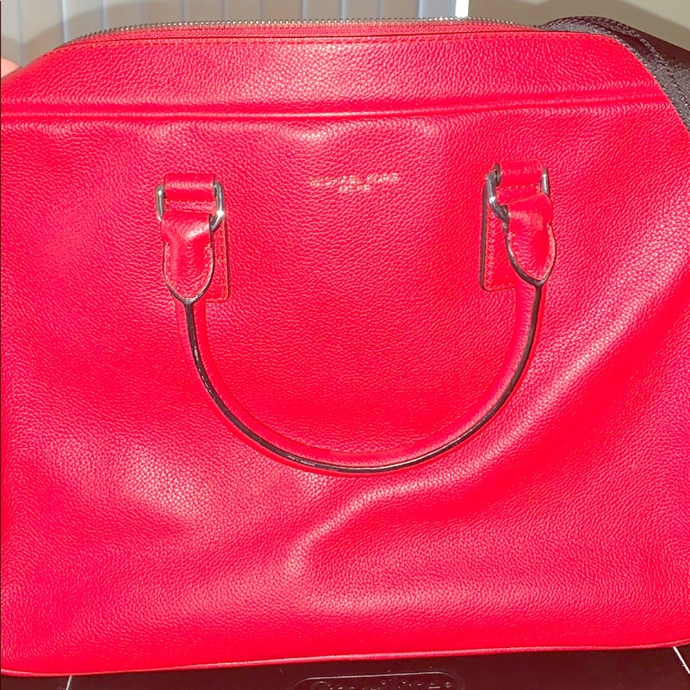 Red Michael Kors Mail Carrier